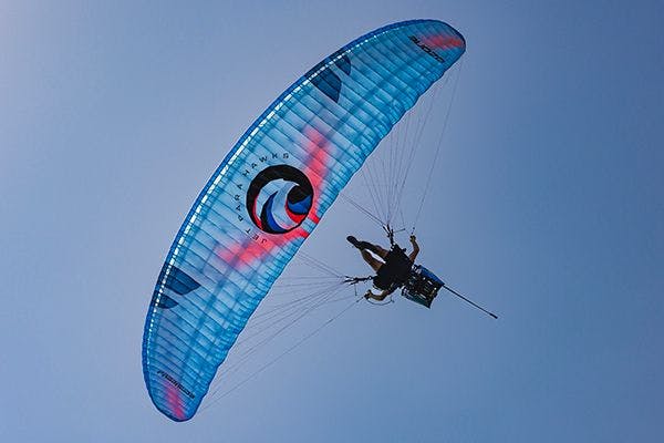 Das Jet Para Hawks Team und the First Jet Paramotors