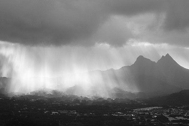 Flying In Rain / Precipitation